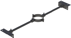 Sparrenhalter Edelstahlschornstein doppelwandig