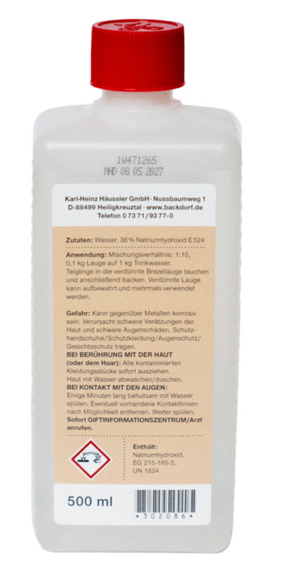 Brezellauge unverdünnt, 500 ml
