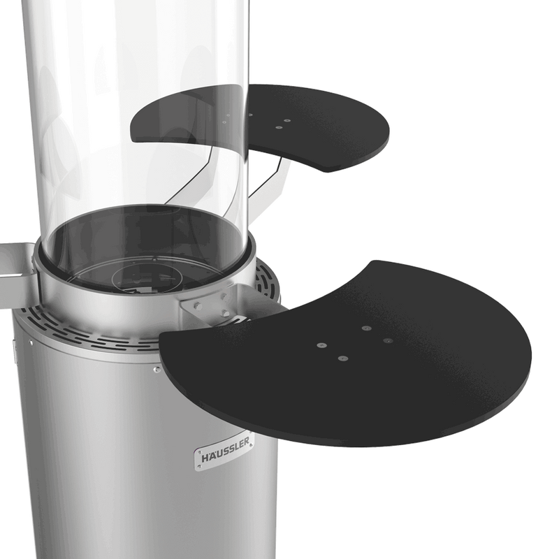 Terrassenstrahler mit Pelletfeuerung