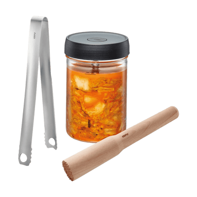 Premium 4-teiliges Fermentierset: Gesundes Gemüse einfach selbst fermentieren