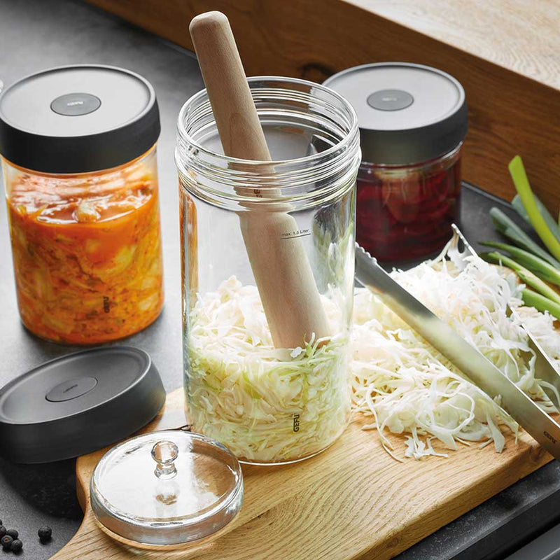 Premium 4-teiliges Fermentierset: Gesundes Gemüse einfach selbst fermentieren