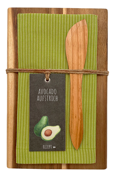 Geschenk-Set Vesperbrett in 3 Farbvarianten