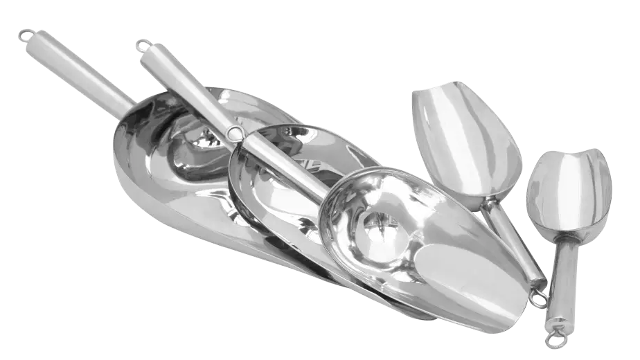 Hygia Abwiegeschaufel Aus Aluminiumguss – Fassungsvermögen 113 Cm³, Inkl. Griff, Länge 18,5 Cm – Ideal Zum Dosieren Und Abmessen Von Pulver, Mehl & Co.