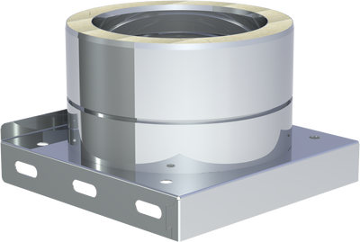 Edelstahlschornstein doppelwandig Grundplatte