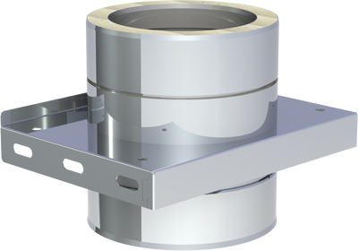 Edelstahlschornstein doppelwandig Grundplatte