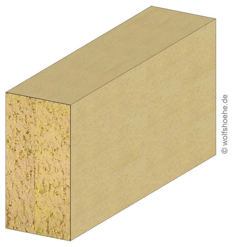 Schamottstein 25 x 12,4 x 6,4 cm glatt Normalformat NF 2 WKS/HBO+