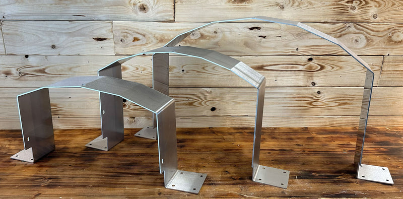 Edelstahl-Türverlängerung für Gusseisen-Backofentüren