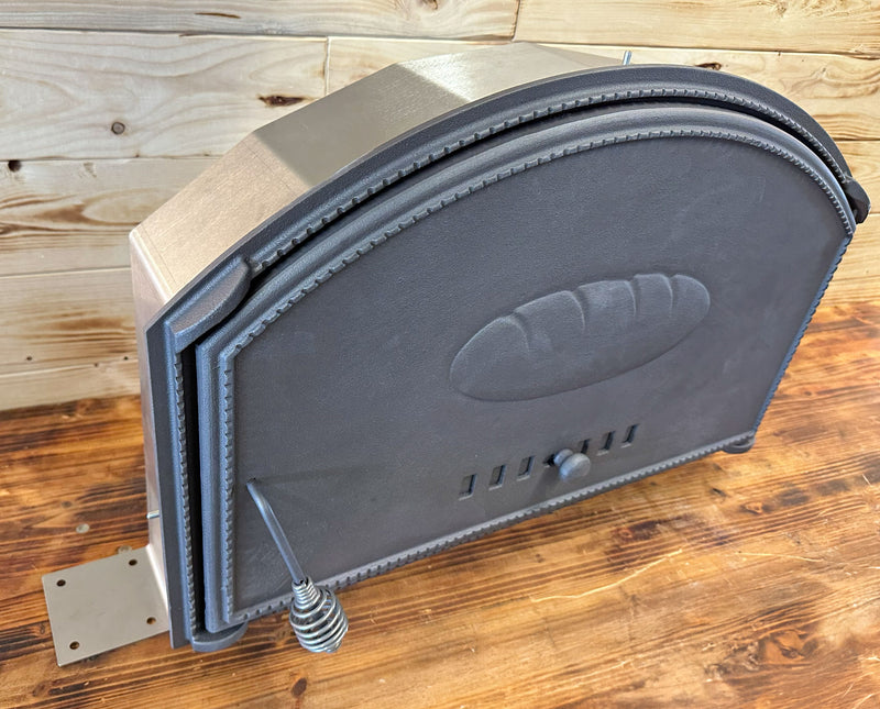 Edelstahl-Türverlängerung für Gusseisen-Backofentüren