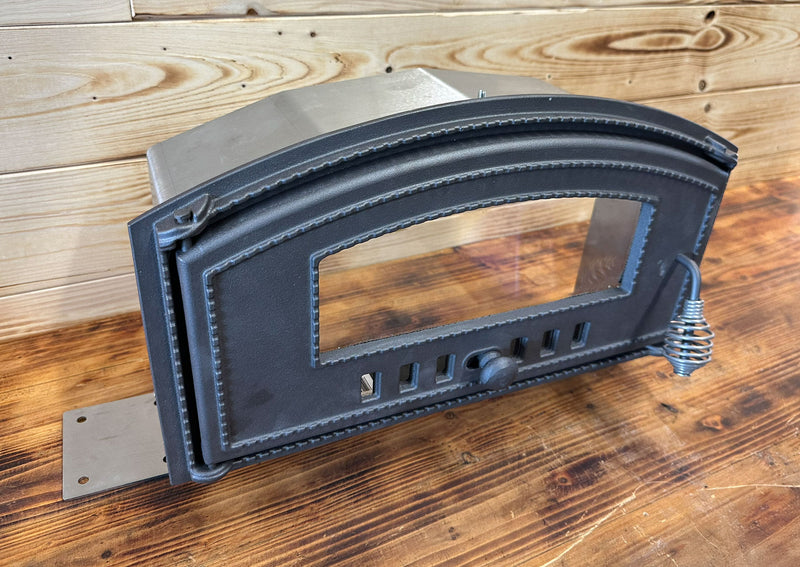 Edelstahl-Türverlängerung für Gusseisen-Backofentüren