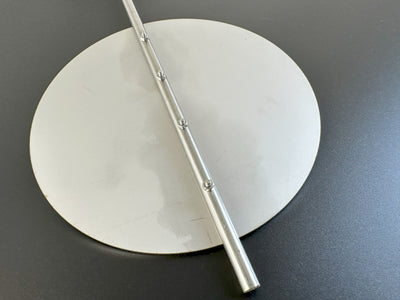 Drossel-/Absperrklappe Edelstahl zum Selbsteinbau für ø 180 mm