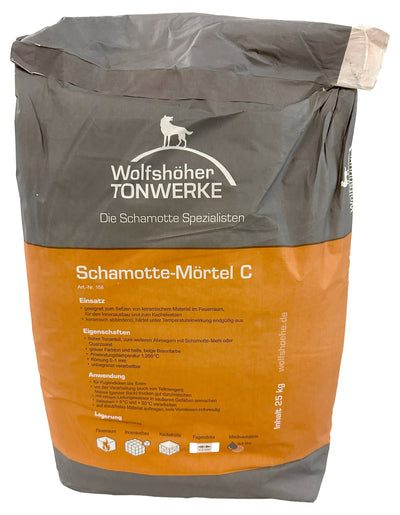 Schamotte-Mörtel C keramisch 25 kg