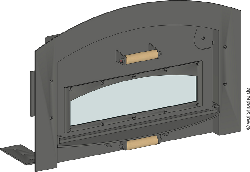 Backofentür WBT60 mit Glasscheibe